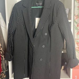 Pinstripe blazer